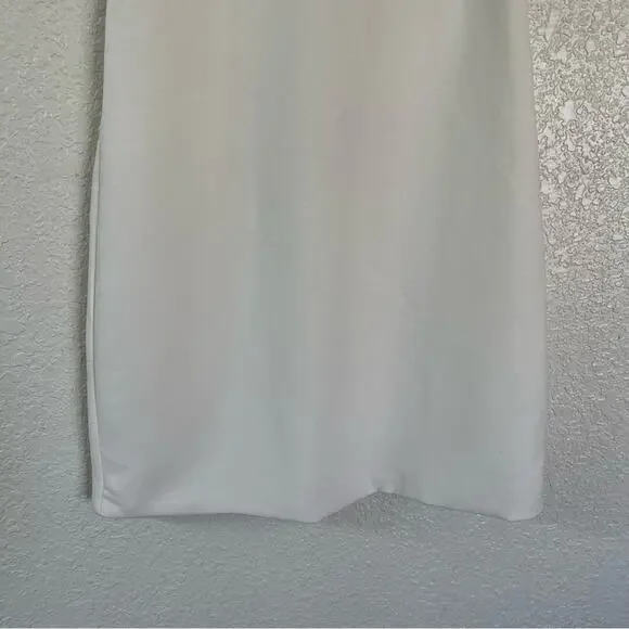 Lulus Dinah White One-Shoulder Ruffle Sleeve Dress Size Small EUC - Picture 5 of 12